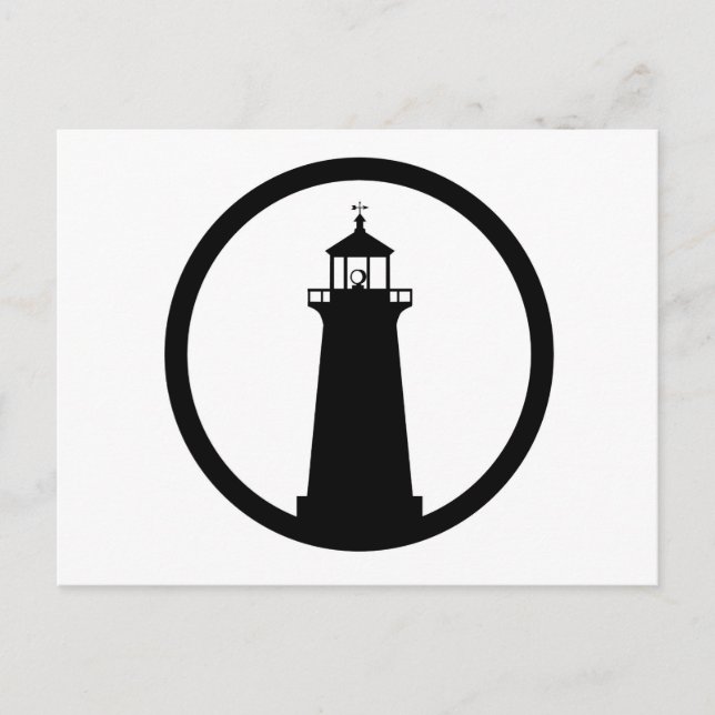 lighthouse Symbol Postcard (Front)