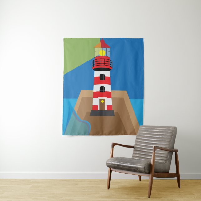 Lighthouse Tapestry (In Situ)