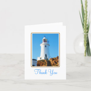 Lighthouse Thank You Card