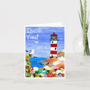 Lighthouse 'Thank You' Notecard