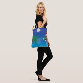 Lighthouse Themed Shoulder Tote Bag