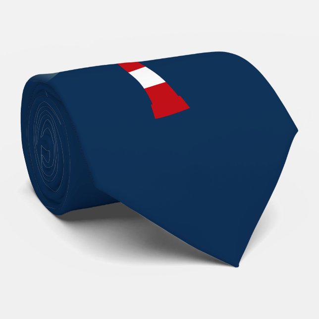Lighthouse Tie (Rolled)