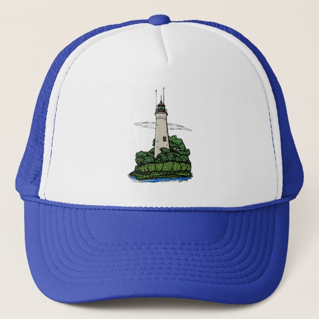 Lighthouse Trucker Hat (Front)