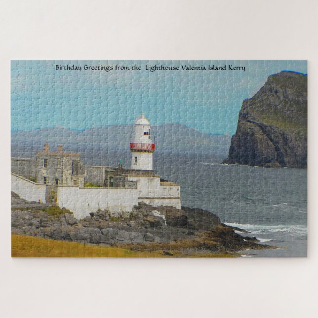 Lighthouse Valentia Island Kerry. Jigsaw Puzzle (Horizontal)