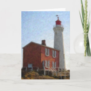 "Lighthouse" Victoria, BC Greeting Card