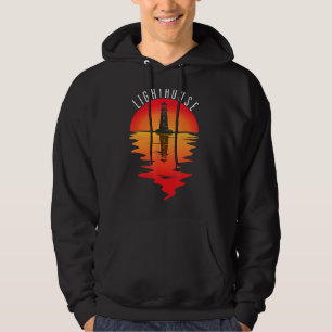 Lighthouse Vintage Sunset Seaside Life Sailing Bea Hoodie