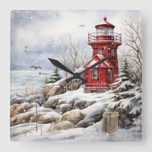 Lighthouse Wall Clock