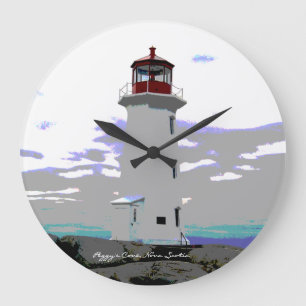 Lighthouse Wall  clock Peggy's Cove Nova Scotia