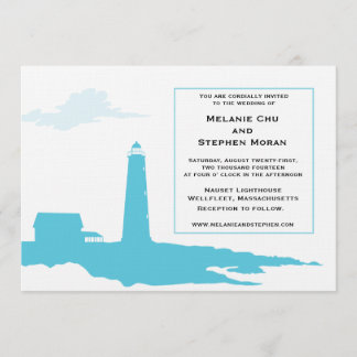 Lighthouse Wedding Invitation