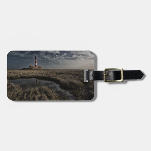 Lighthouse Westerhever Luggage Tag (Front Horizontal)