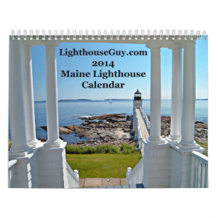 LighthouseGuy.com 2014 Maine Lighthouse Calendar