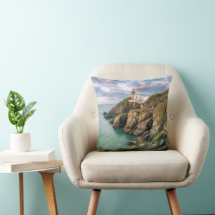 Lighthouses Baily Lighthouse Dublin, Ireland Cushion