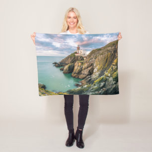 Lighthouses Baily Lighthouse Dublin, Ireland Fleece Blanket