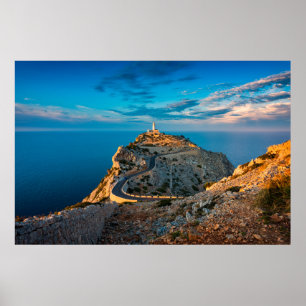 Lighthouses   Balearic Islands, Spain Poster