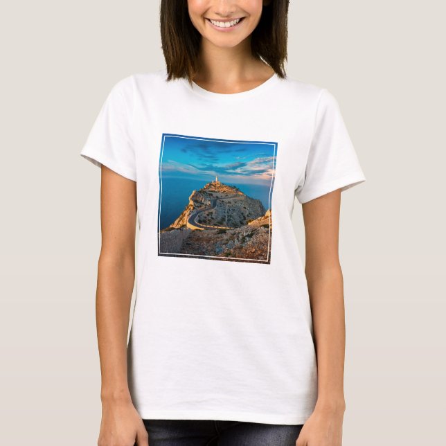 Lighthouses | Balearic Islands, Spain T-Shirt (Front)