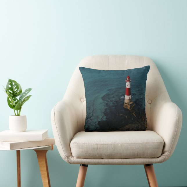 Lighthouses | Beachy Head Lighthouse England Cushion (Chair)