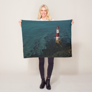 Lighthouses   Beachy Head Lighthouse England Fleece Blanket