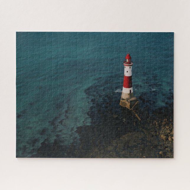 Lighthouses | Beachy Head Lighthouse England Jigsaw Puzzle (Horizontal)