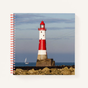 Lighthouses Beachy Head Lighthouse England Notebook