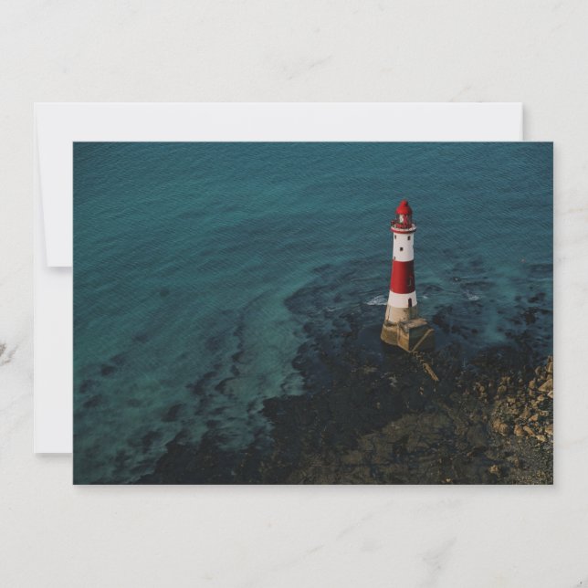 Lighthouses | Beachy Head Lighthouse England Thank You Card (Front)