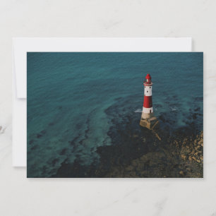 Lighthouses   Beachy Head Lighthouse England Thank You Card