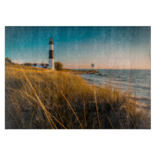 Lighthouses Big Sable Lighthouse Ludington, MI Cutting Board