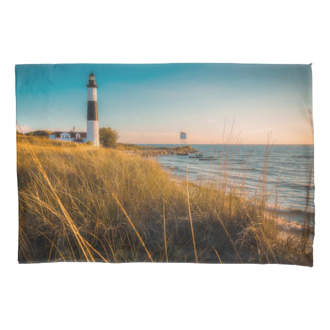 Lighthouses | Big Sable Lighthouse Ludington, MI Pillowcase (Front)