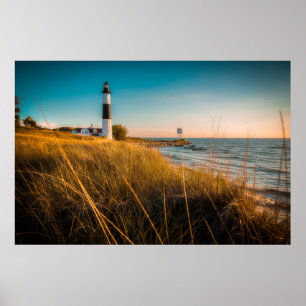 Lighthouses   Big Sable Lighthouse Ludington, MI Poster