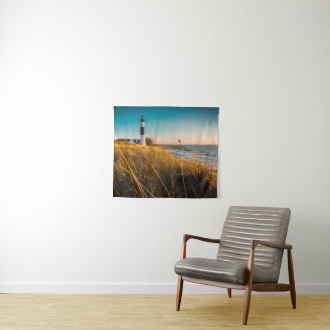 Lighthouses | Big Sable Lighthouse Ludington, MI Tapestry (In Situ (Horizontal))