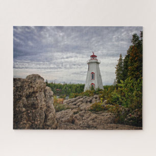 Lighthouses   Big Tub Harbour Tobermory Ontario Jigsaw Puzzle