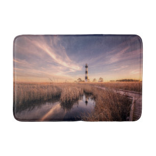Lighthouses Bodie Island Outerbanks NC Bath Mat