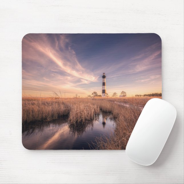Lighthouses | Bodie Island Outerbanks NC Mouse Pad (With Mouse)