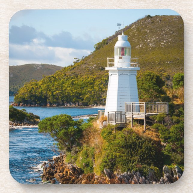 Lighthouses | Bonnet Island Lighthouse Coaster (Front)