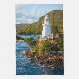 Lighthouses Bonnet Island Lighthouse Tea Towel