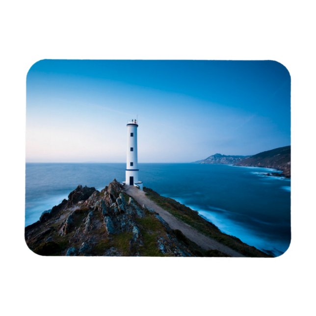 Lighthouses | Cabo Home Lighthouse Cangas Spain Magnet (Horizontal)