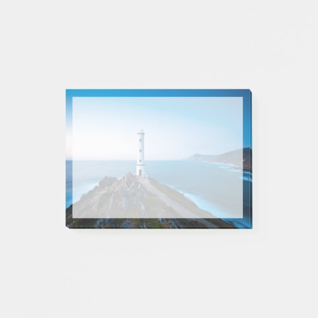 Lighthouses | Cabo Home Lighthouse Cangas Spain Post-it Notes (Front)