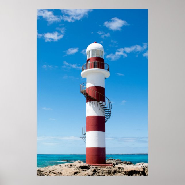 Lighthouses | Cancun Quintana Roo Mexico Poster (Front)