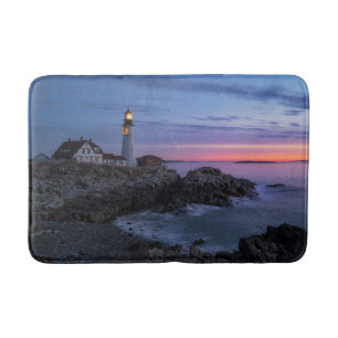 Lighthouses   Cape Elizabeth Maine Lighthouse Bath Mat