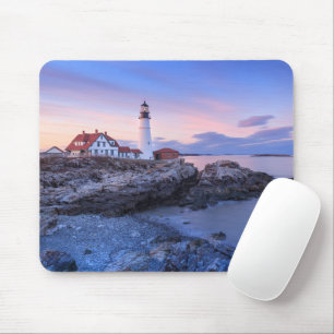 Lighthouses Cape Elizabeth, Maine Mouse Pad