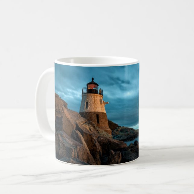 Lighthouses | Castle Hill Lighthouse Coffee Mug (Front Left)