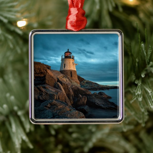 Lighthouses | Castle Hill Lighthouse Metal Ornament (Tree)