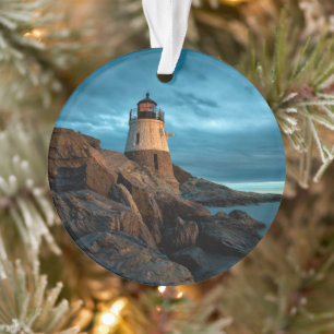 Lighthouses   Castle Hill Lighthouse Ornament