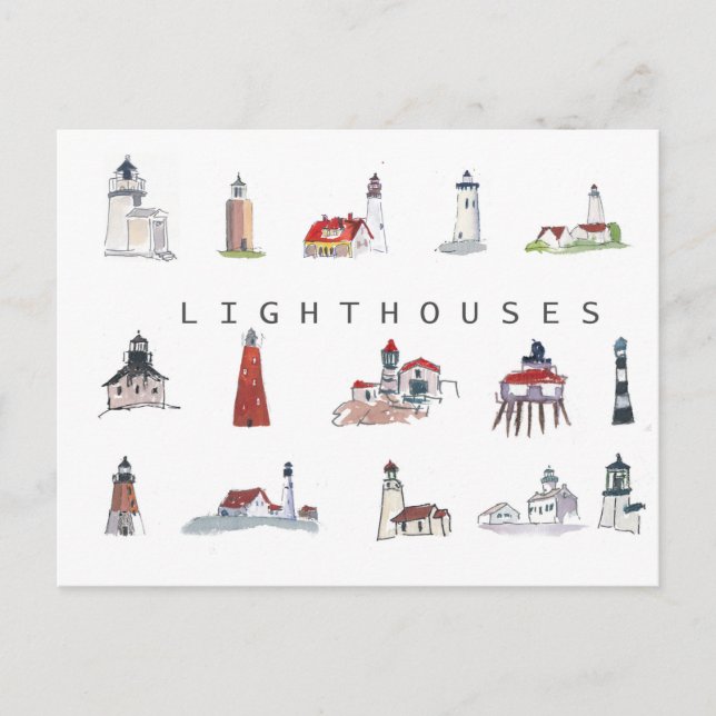 Lighthouses Collection Postcard (Front)