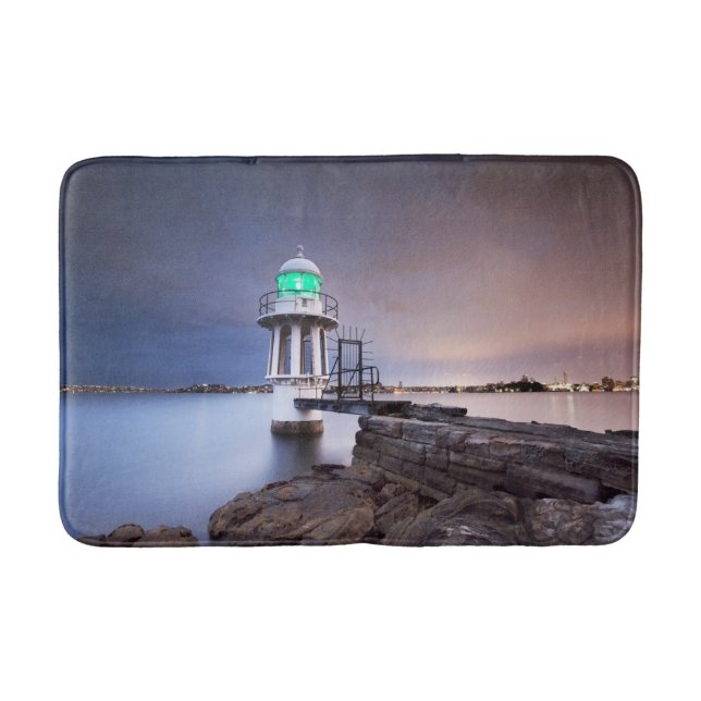 Lighthouses | Cremorne Point Lighthouse Australia Bath Mat (Front)