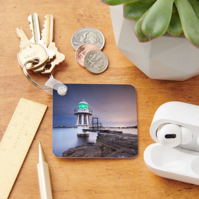 Lighthouses | Cremorne Point Lighthouse Australia Key Ring (Desk)