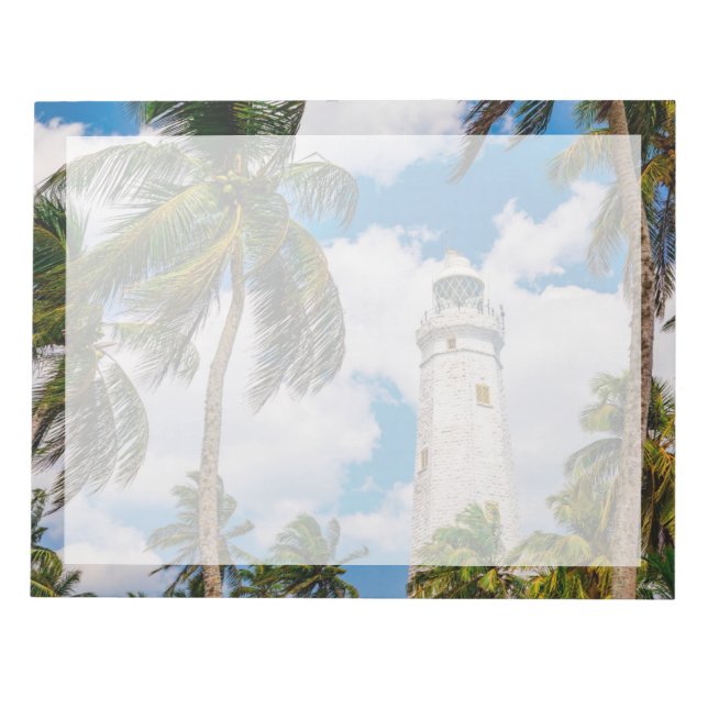 Lighthouses | Dewundara Matara Sri Lanka Notepad (Front)
