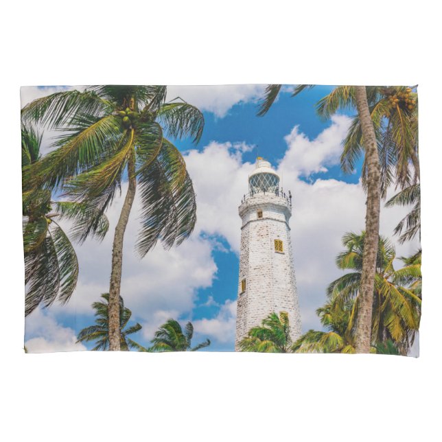 Lighthouses | Dewundara Matara Sri Lanka Pillowcase (Front)
