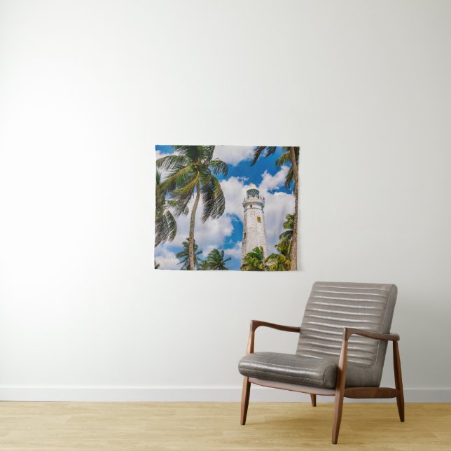 Lighthouses | Dewundara Matara Sri Lanka Tapestry (In Situ (Horizontal))
