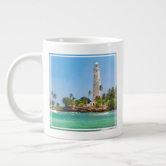 Lighthouses | Dewundara Sri Lanka Large Coffee Mug (Left)