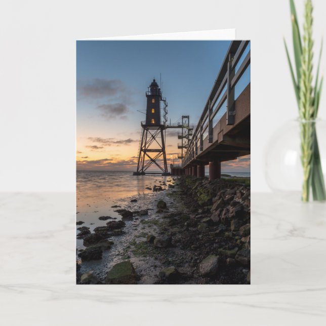 Lighthouses | Eversand-Oberfeue Germany Card (Front)